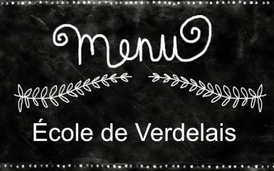 Menu Cantine