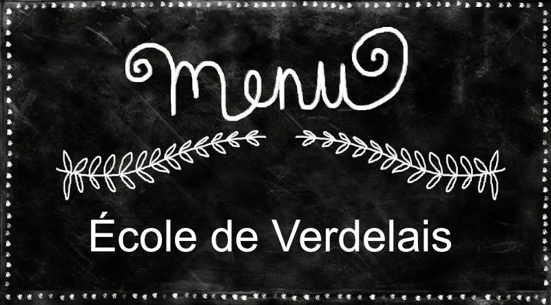 Menu Cantine